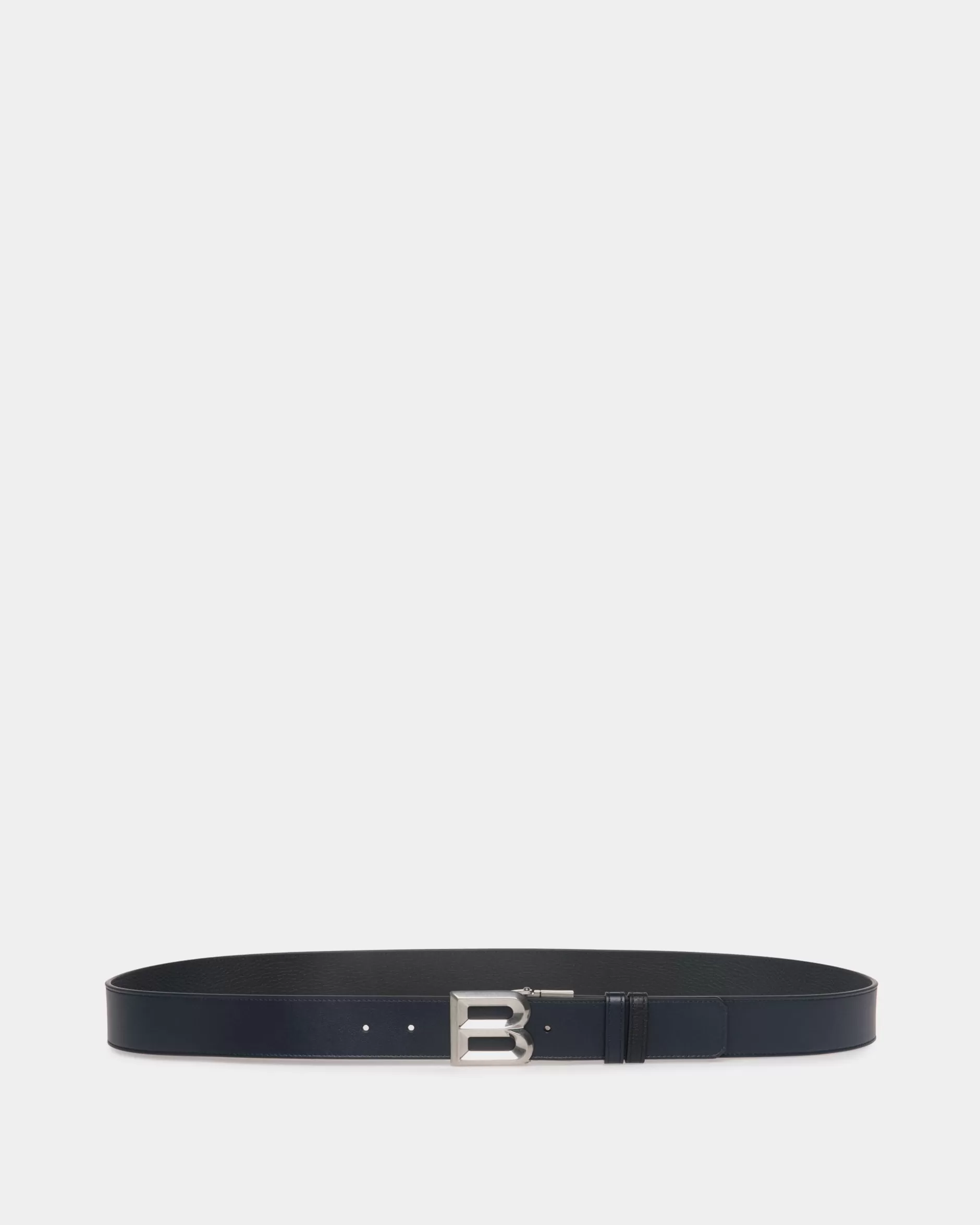 Bally B Bold 35 mm Verstellbarer Wendegürtel Aus Leder In Marineblau Und Schwarz Mehrfarbig Flash Sale