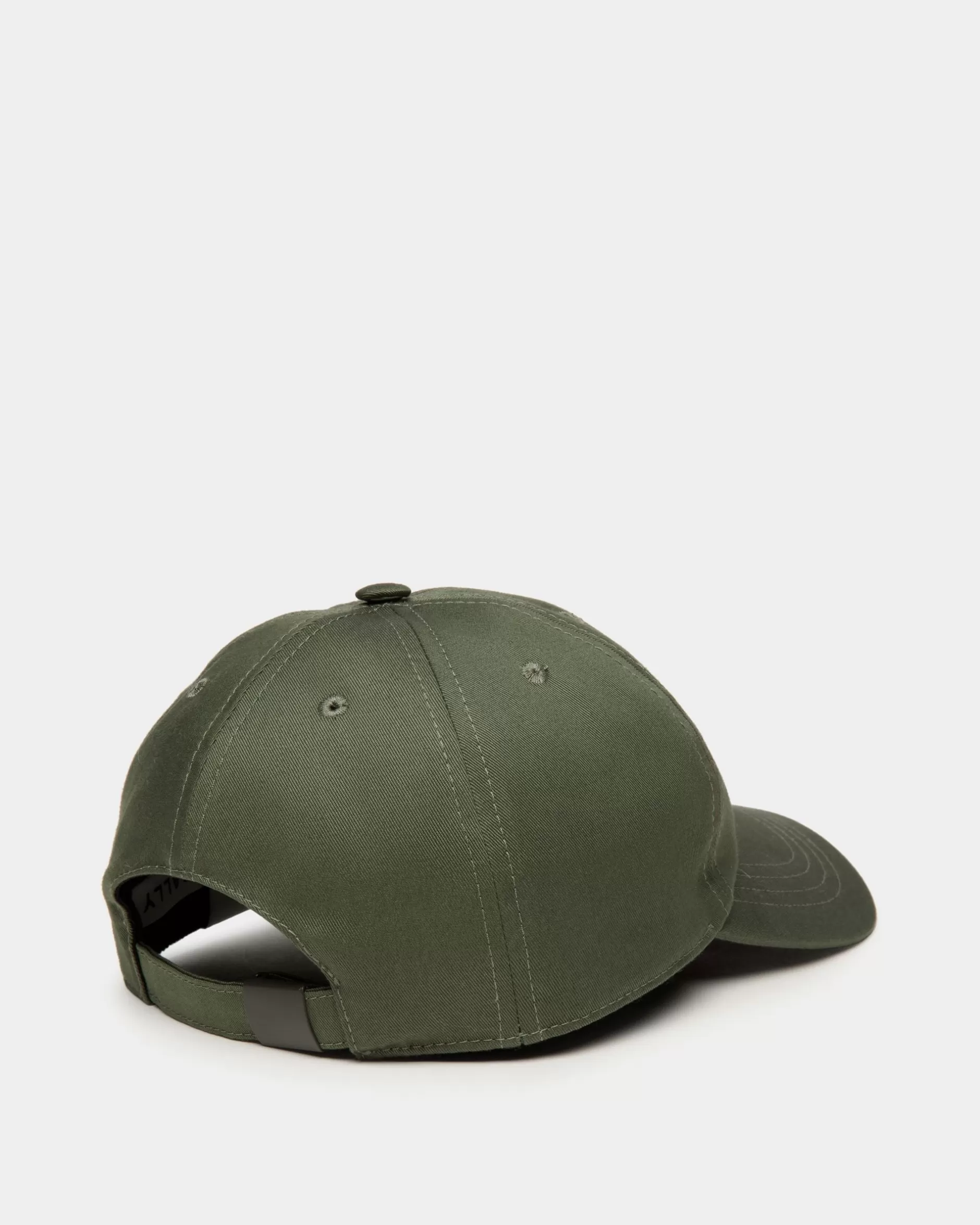 Bally Baseballmütze Aus Baumwolle In Military Green Mit Crest Logo Grün Best Sale