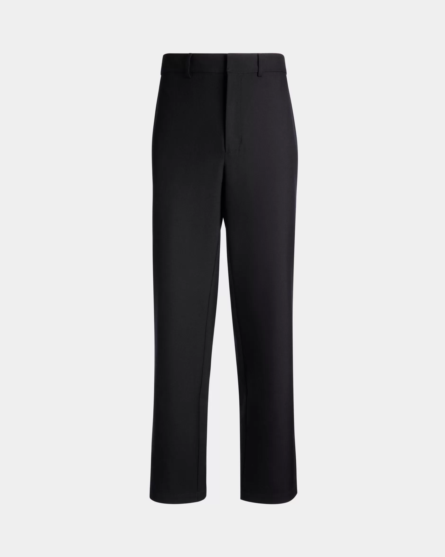 Bally Chino-Hose Aus Einer Wollmischung In Navy Blue Aus Der Adrien Brody Travel-Kollektion Blau Online