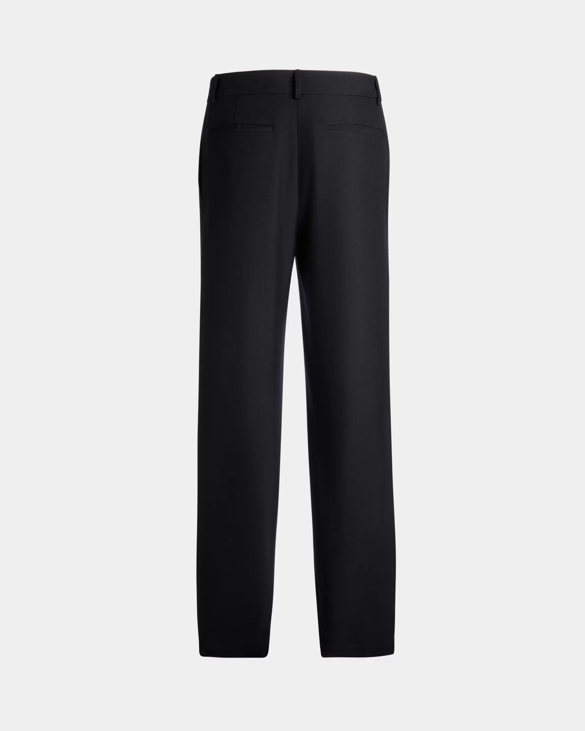 Bally Chino-Hose Aus Einer Wollmischung In Navy Blue Aus Der Adrien Brody Travel-Kollektion Blau Online