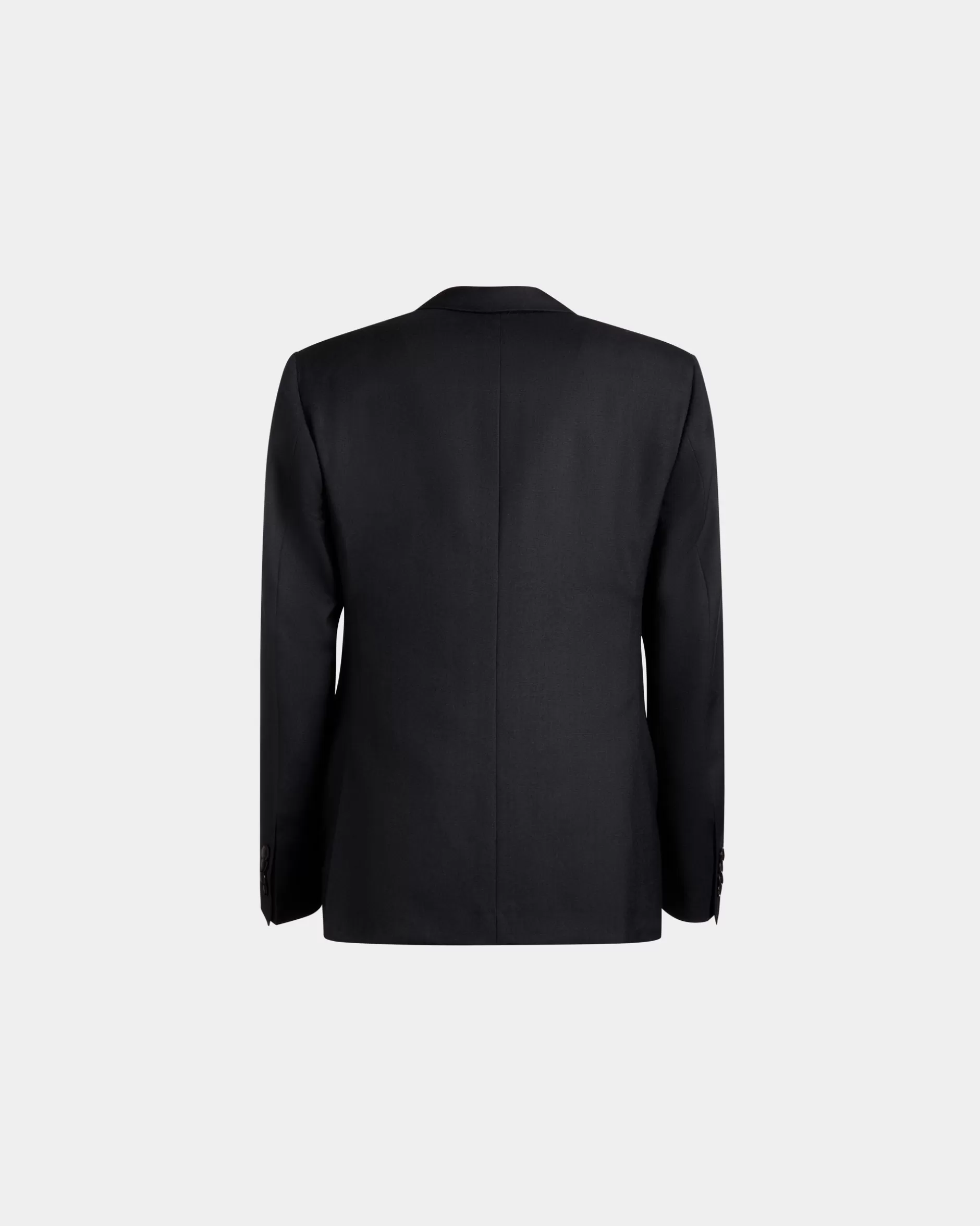 Bally Einreihiger Blazer Aus Wolle In Navy Blue Aus Der Adrien Brody Travel-Kollektion Blau Flash Sale