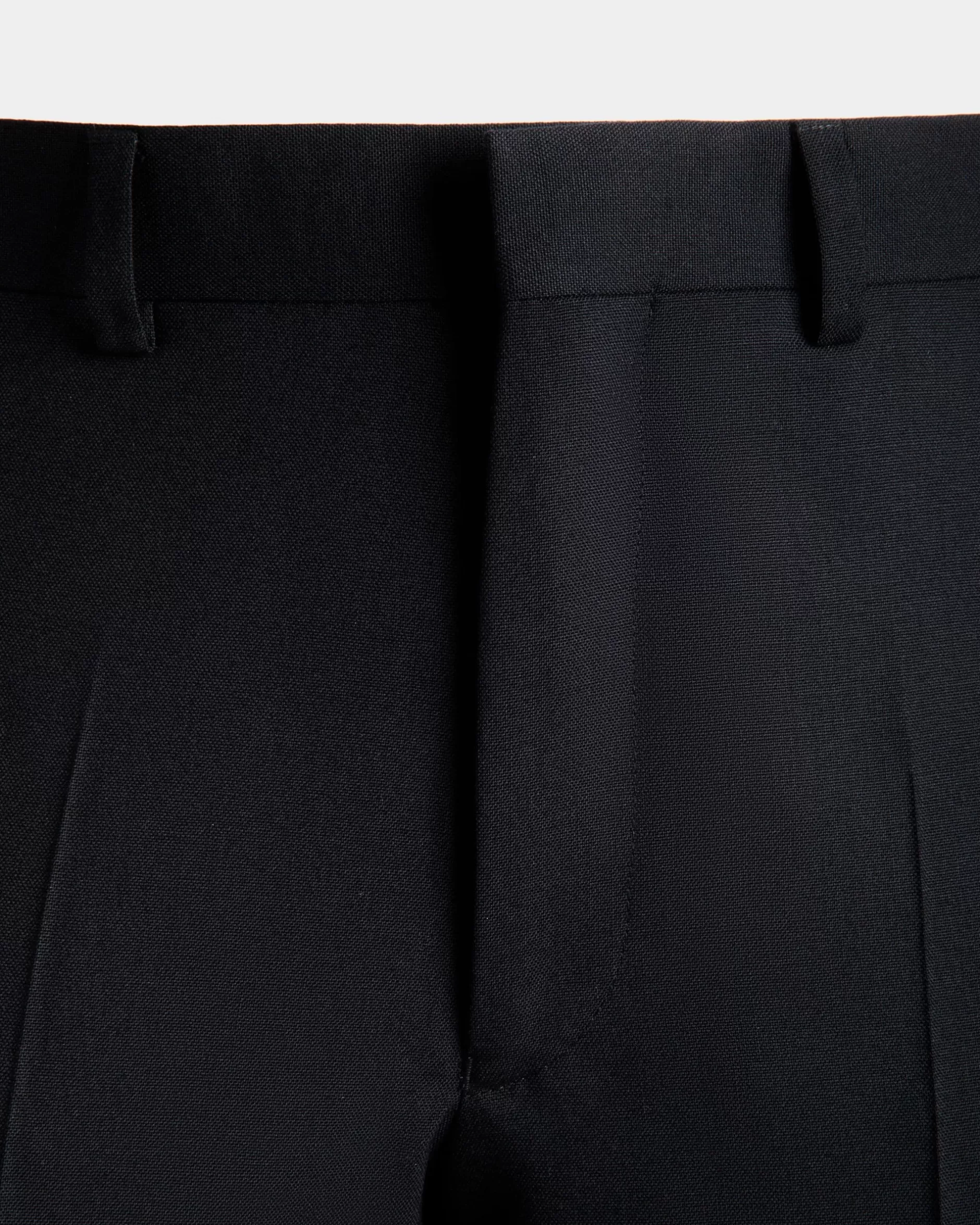 Bally Faltenhose Aus Wolle In Navy Blue Aus Der Adrien Brody Travel-Kollektion Blau Fashion