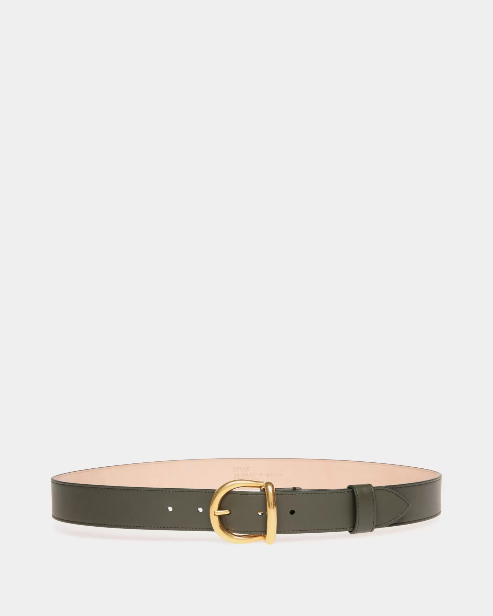 Bally Gürtel Aus Leder In Olive Green Aus Der Adrien Brody Travel-Kollektion Grün Discount