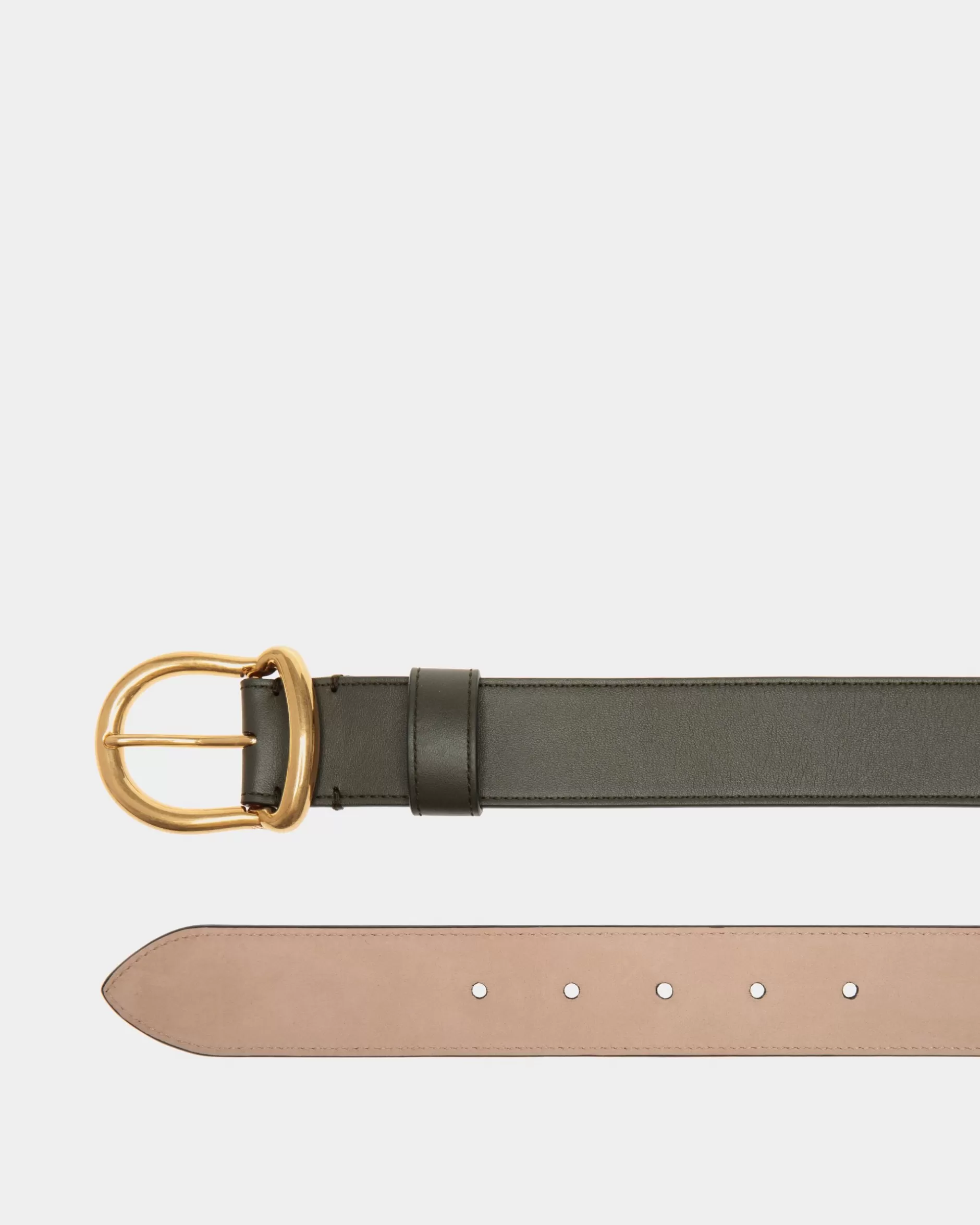Bally Gürtel Aus Leder In Olive Green Aus Der Adrien Brody Travel-Kollektion Grün Discount