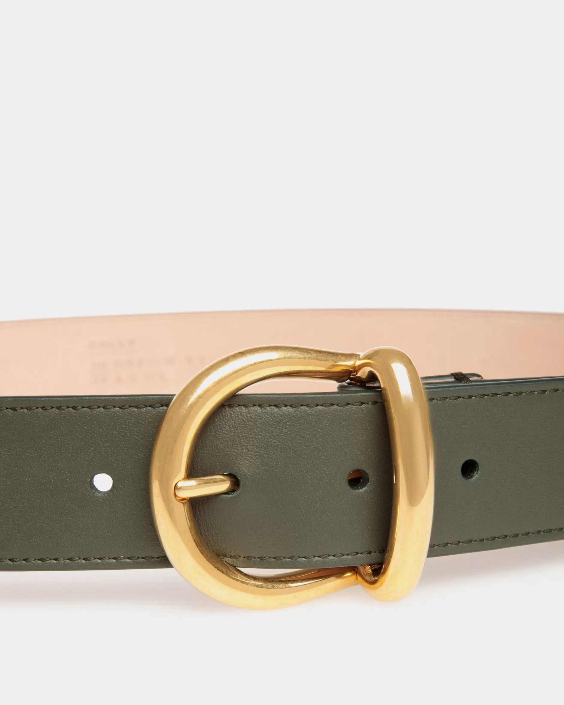 Bally Gürtel Aus Leder In Olive Green Aus Der Adrien Brody Travel-Kollektion Grün Discount