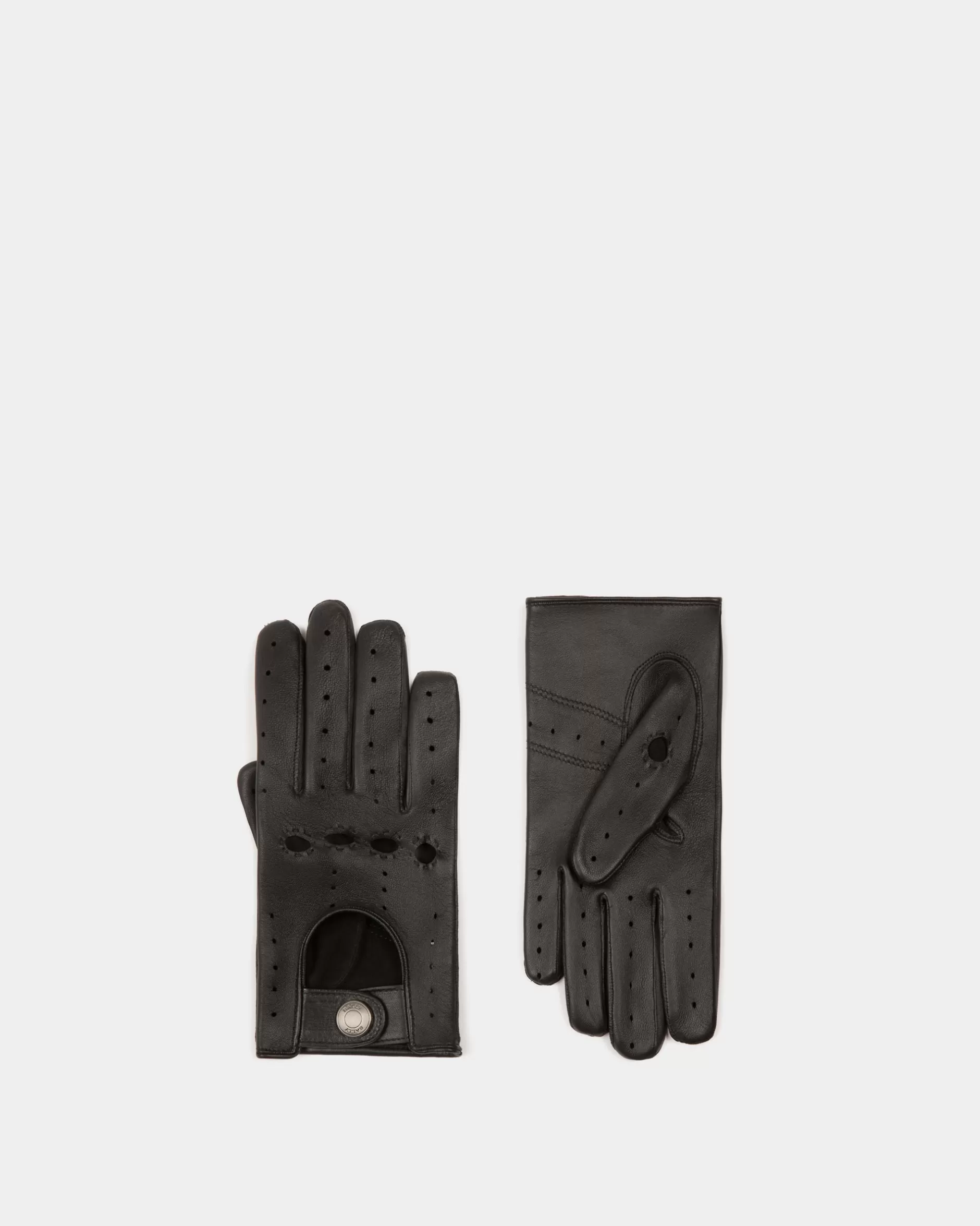 Bally Handschuhe Aus Leder In Aus Der Adrien Brody Travel-Kollektion Schwarz Cheap