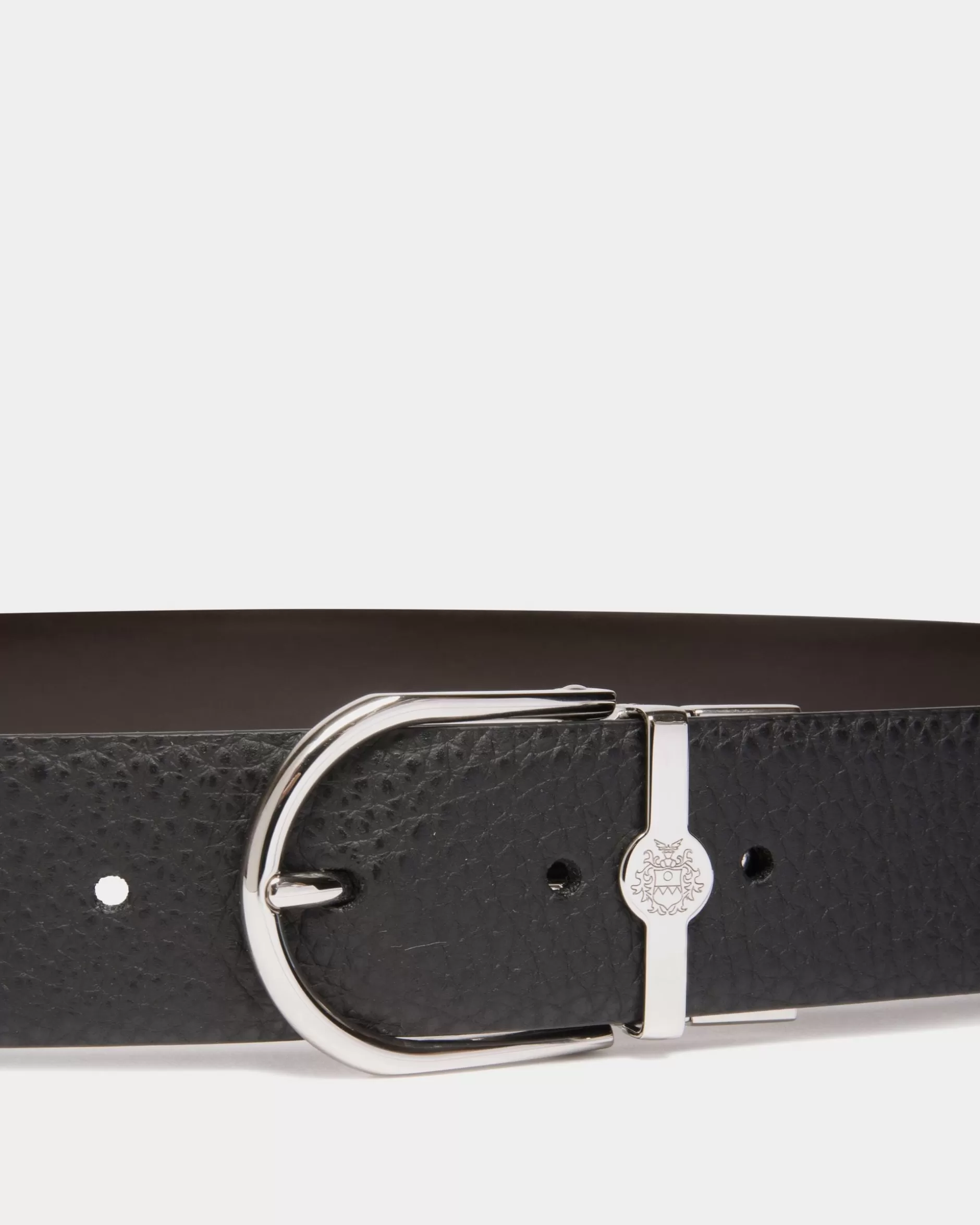 Bally Hanky 35 mm Wendegürtel Aus Leder In Schwarz Und Braun Mehrfarbig New