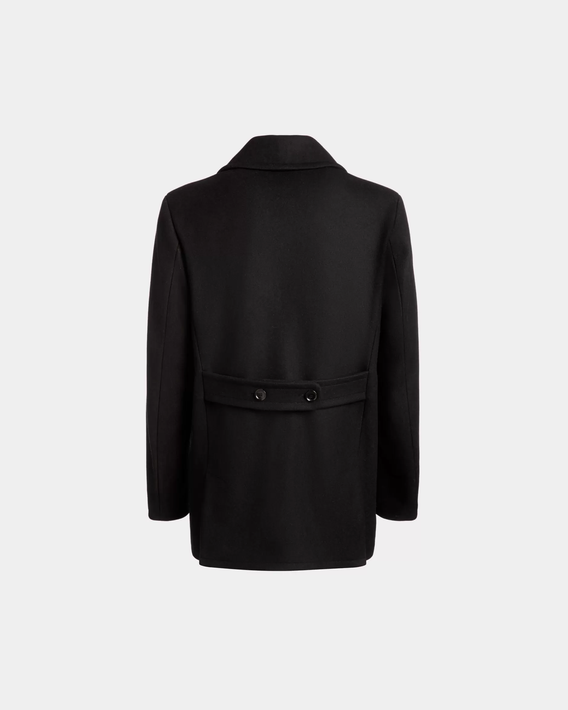 Bally Kabanjacke Aus Einer Wollmischung In Aus Der Adrien Brody Travel-Kollektion Schwarz Cheap