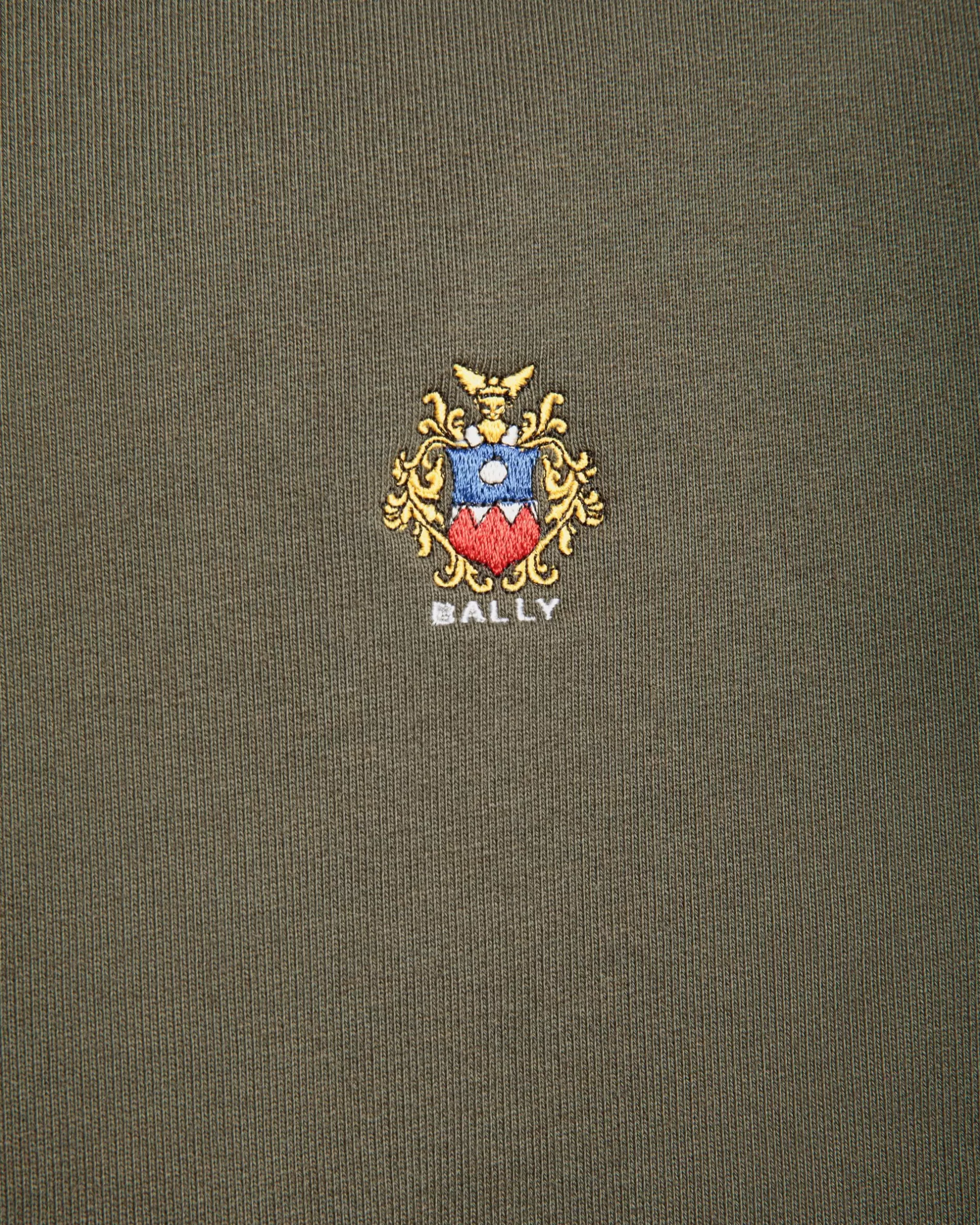 Bally Kapuzenpullover Aus Kaschmirgemisch In Olive Green Aus Der Adrien Brody Travel-Kollektion Grün Store