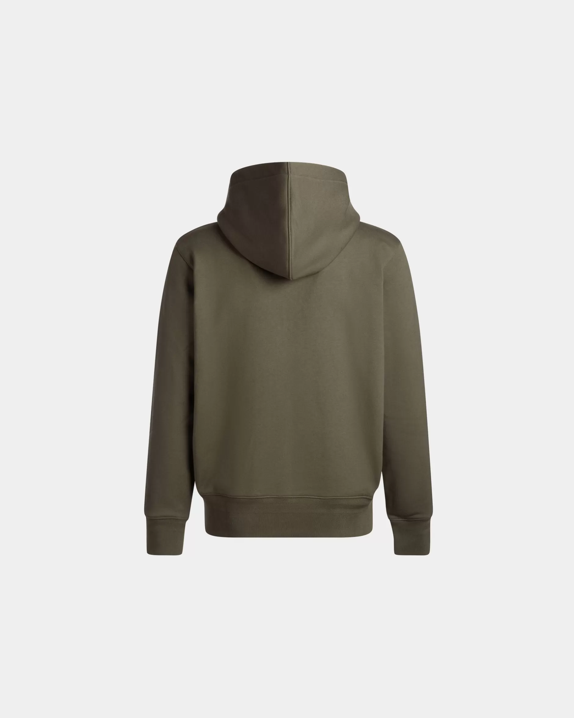 Bally Kapuzenpullover Aus Kaschmirgemisch In Olive Green Aus Der Adrien Brody Travel-Kollektion Grün Store