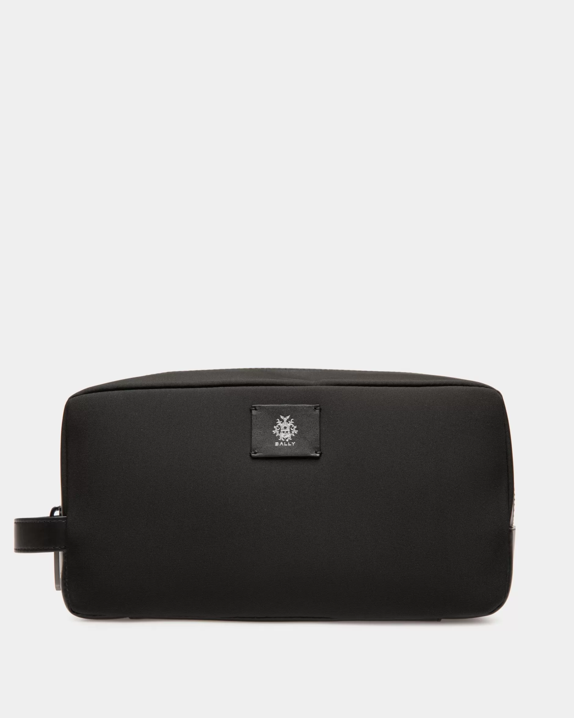 Bally Kulturbeutel Aus Nylon In Und Gelb Aus Der Adrien Brody Travel-Kollektion Schwarz Fashion