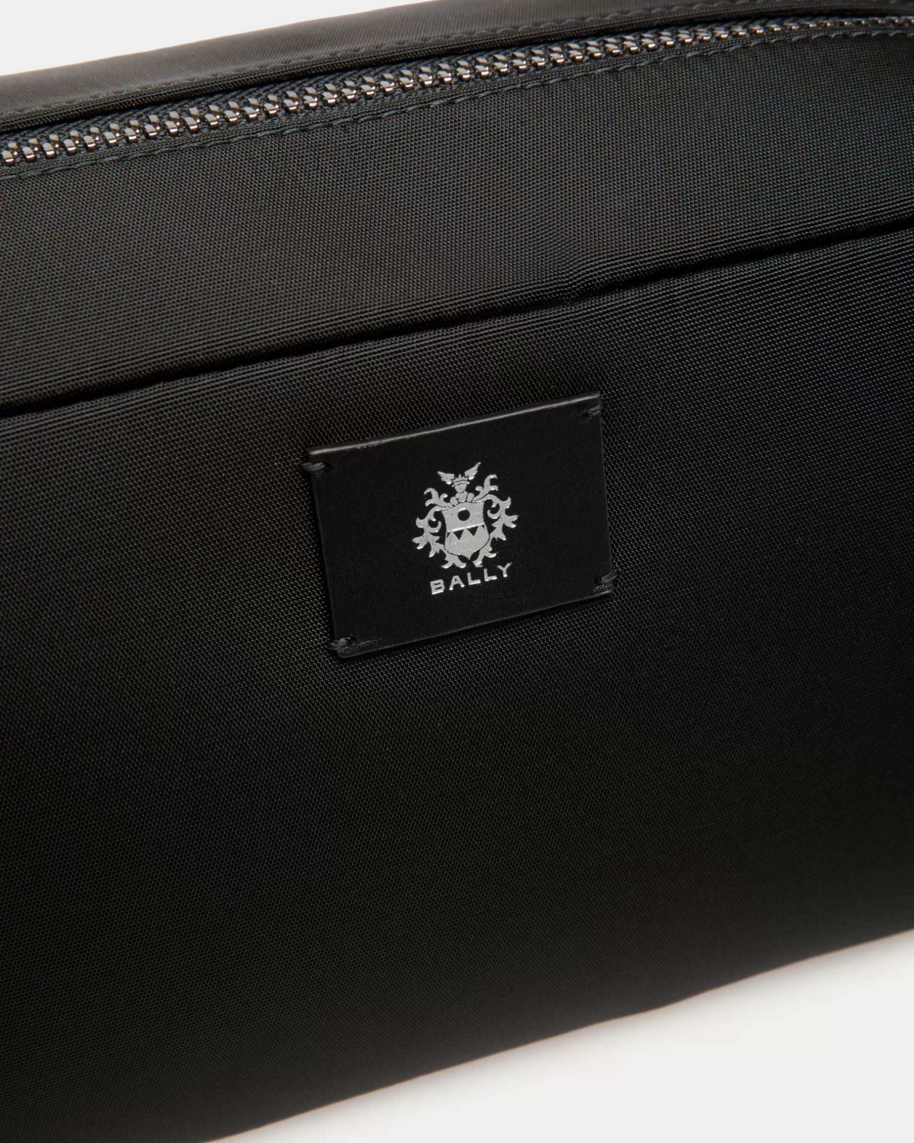 Bally Kulturbeutel Aus Nylon In Und Gelb Aus Der Adrien Brody Travel-Kollektion Schwarz Fashion