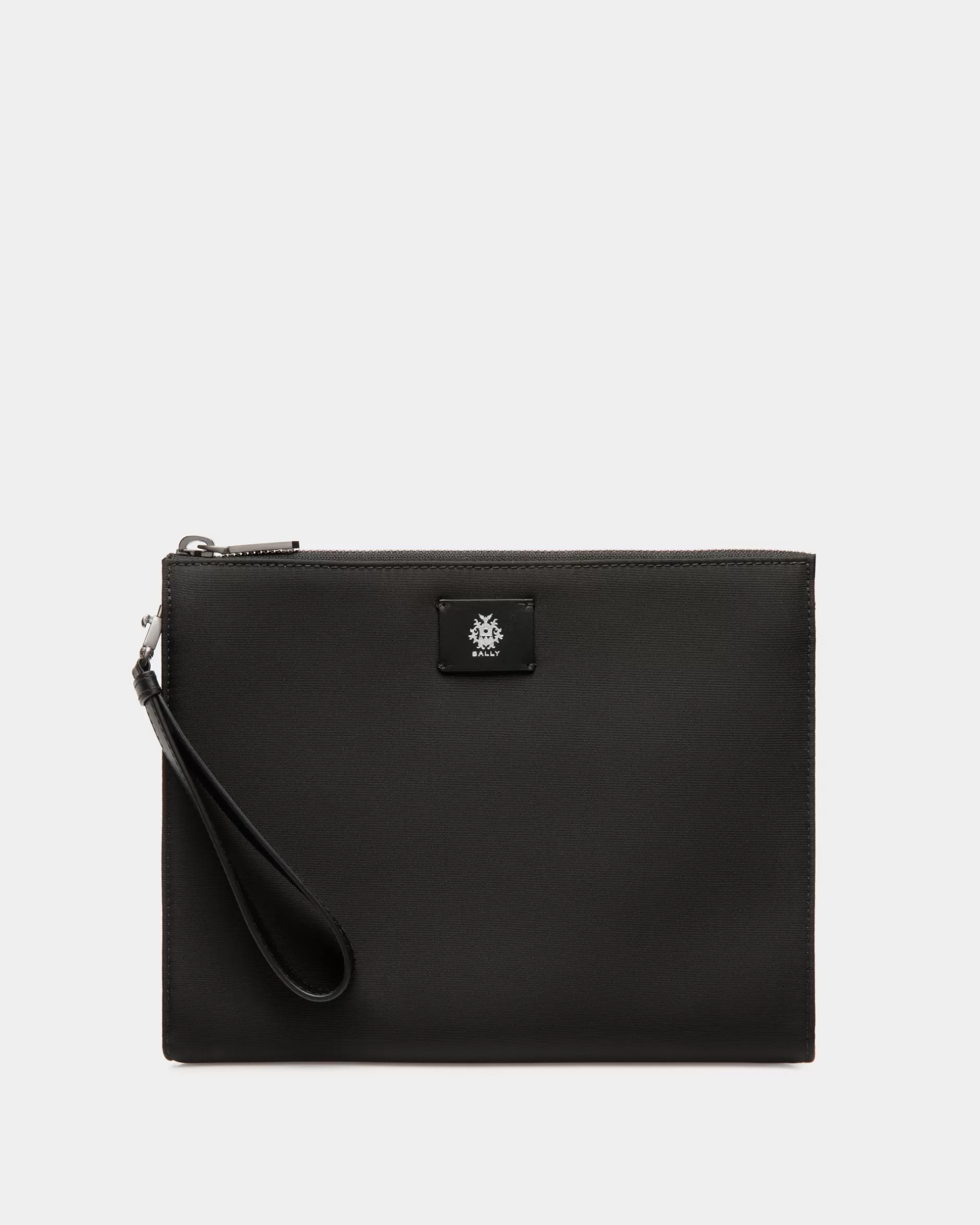 Bally Pochette Aus Nylon In Und Gelb Aus Der Adrien Brody Travel-Kollektion Schwarz Clearance
