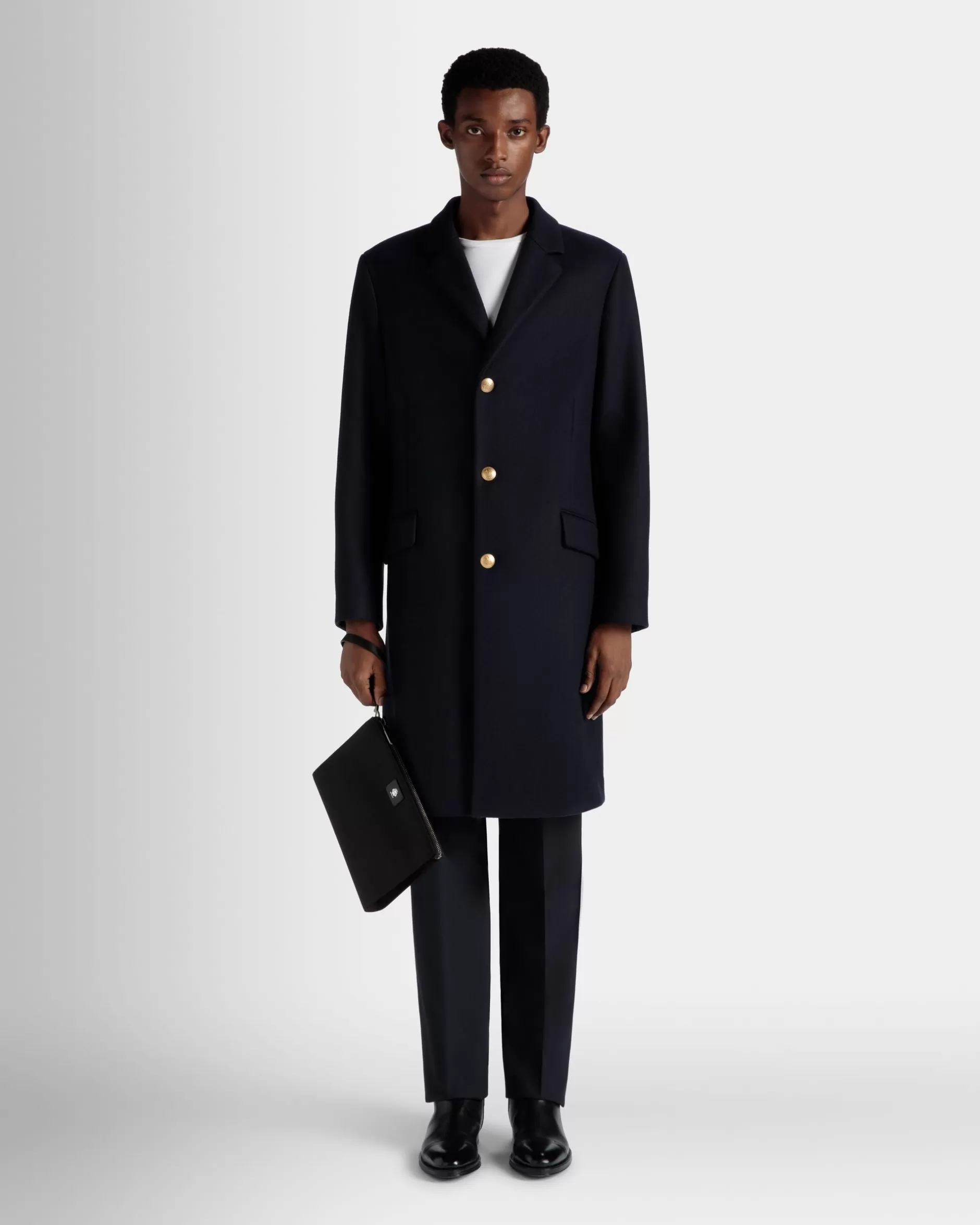 Bally Pochette Aus Nylon In Und Gelb Aus Der Adrien Brody Travel-Kollektion Schwarz Clearance