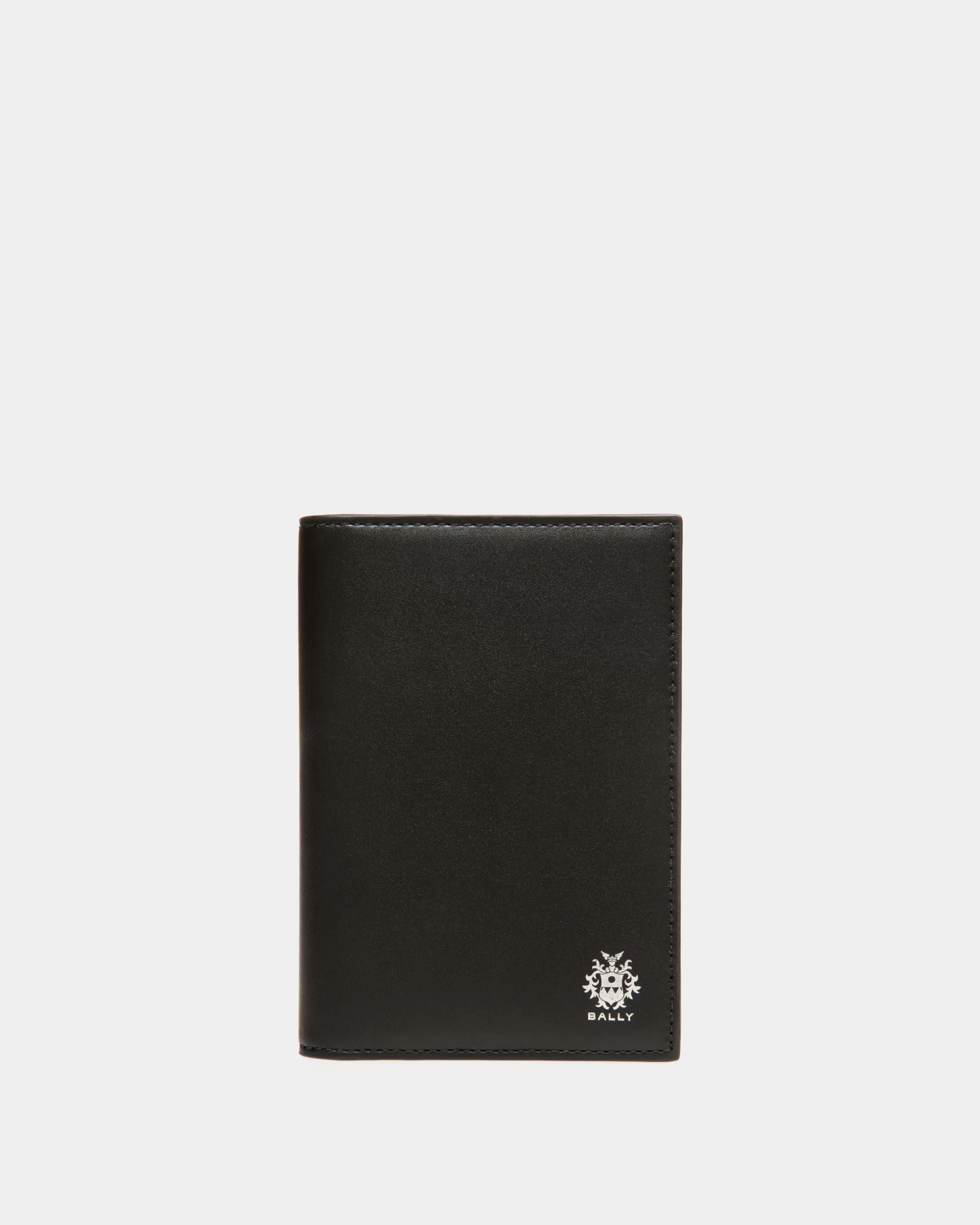Bally Reisepassetui Aus Leder In Und Gelb Aus Der Adrien Brody Travel-Kollektion Schwarz Clearance