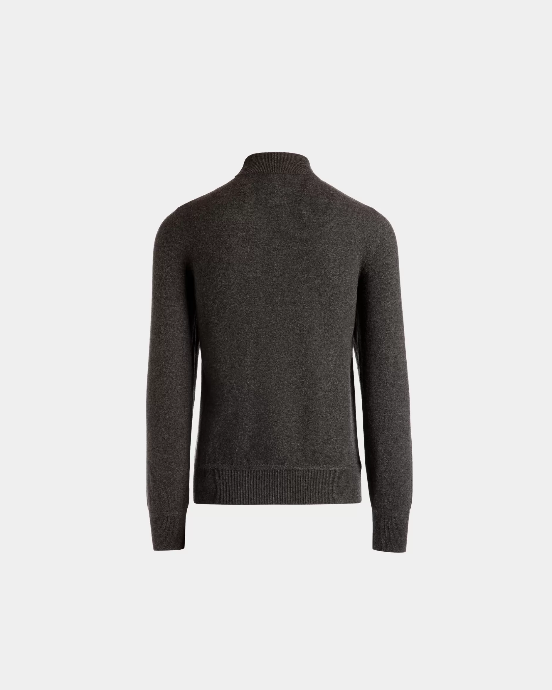 Bally Rollkragenpullover Aus Kaschmir In Dunkel Aus Der Adrien Brody Travel-Kollektion Grau New