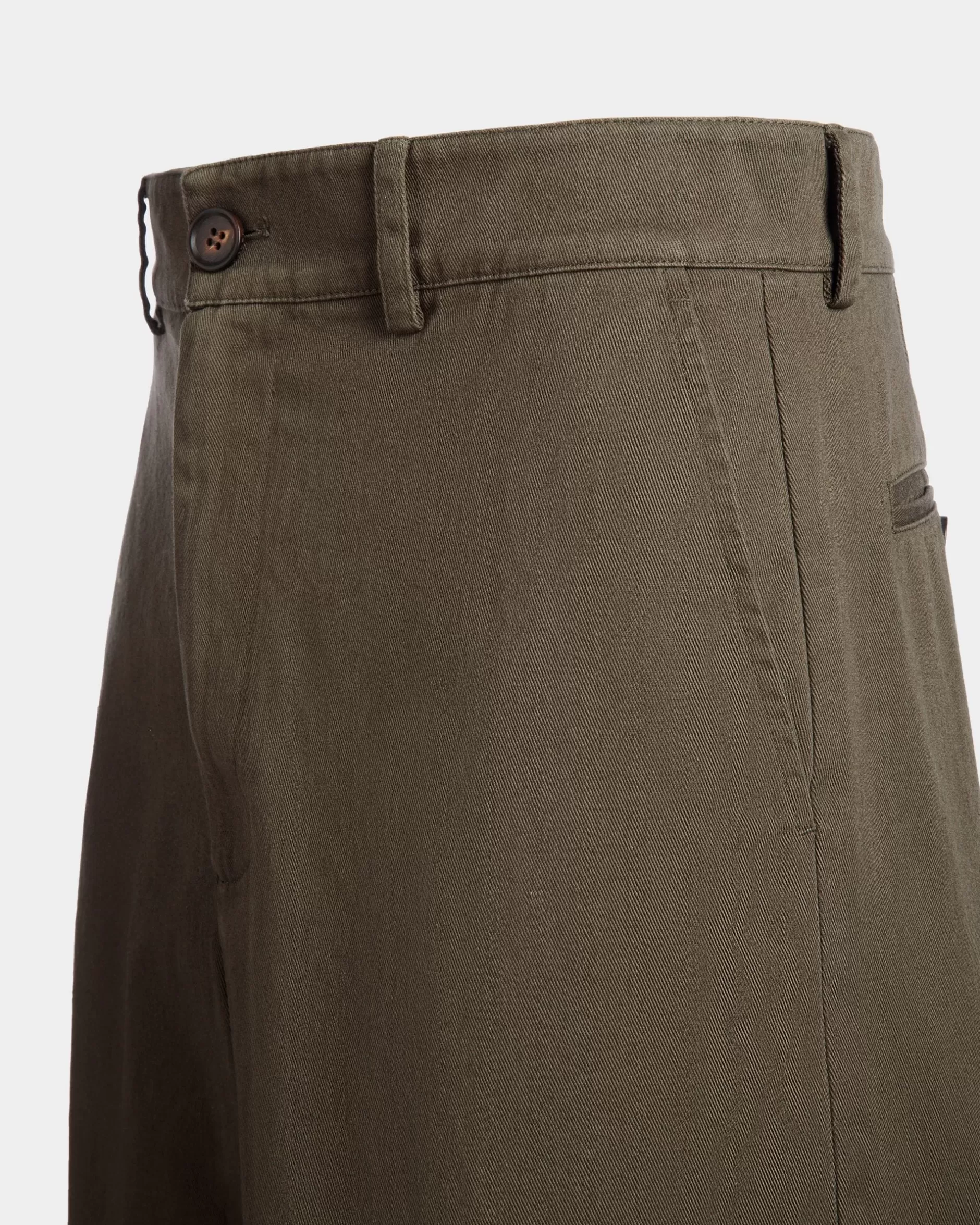 Bally Shorts Aus Baumwolle In Military Green Aus Der Adrien Brody Travel-Kollektion Grün Cheap