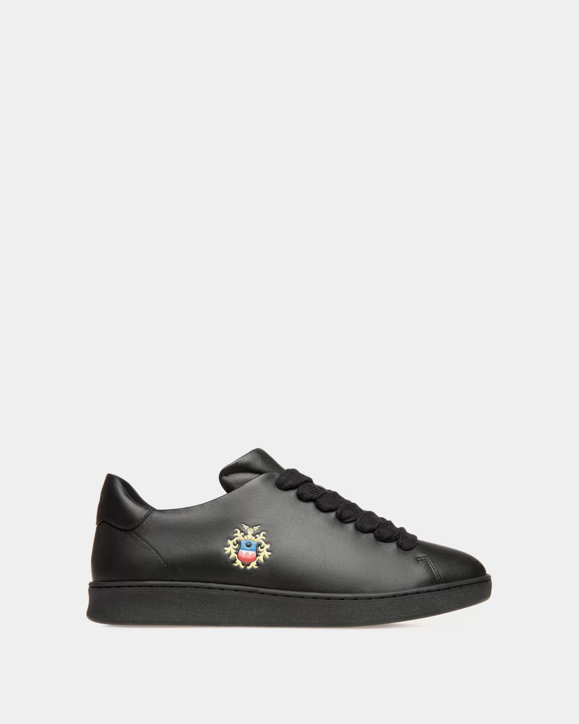Bally Sneaker Aus Leder In Aus Der Adrien Brody Travel-Kollektion Schwarz New
