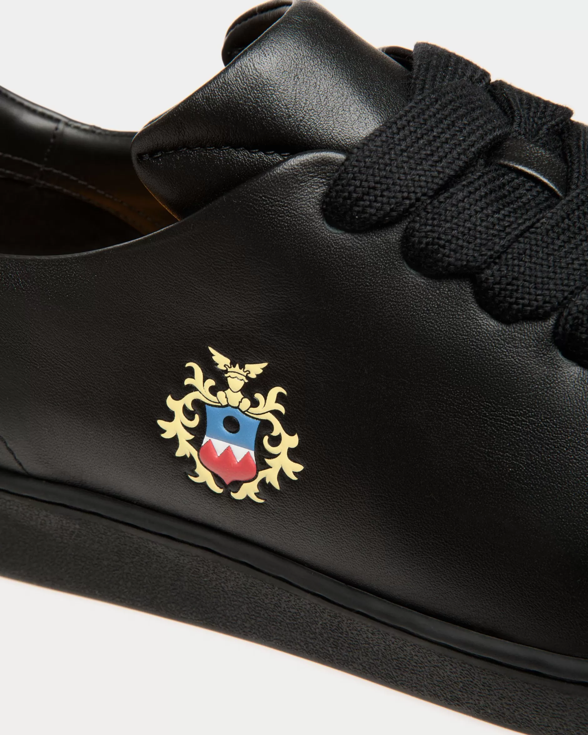 Bally Sneaker Aus Leder In Aus Der Adrien Brody Travel-Kollektion Schwarz New