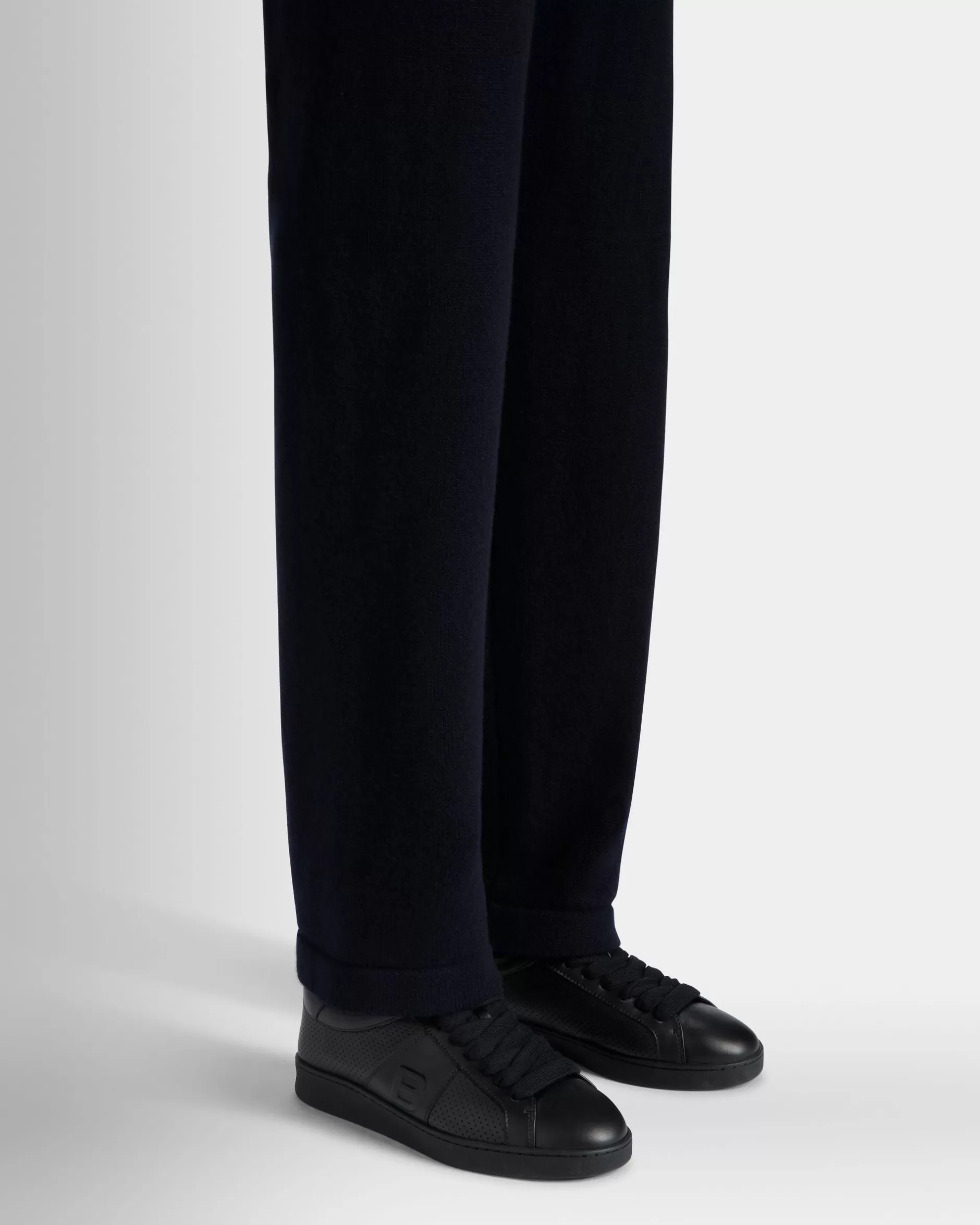 Bally Sneaker Aus Leder In Aus Der Adrien Brody Travel-Kollektion Schwarz Hot