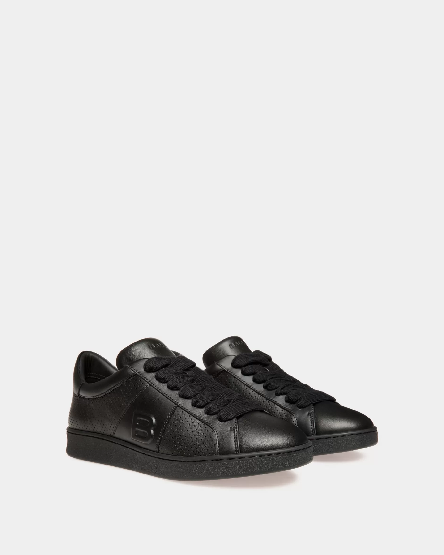 Bally Sneaker Aus Leder In Aus Der Adrien Brody Travel-Kollektion Schwarz Hot