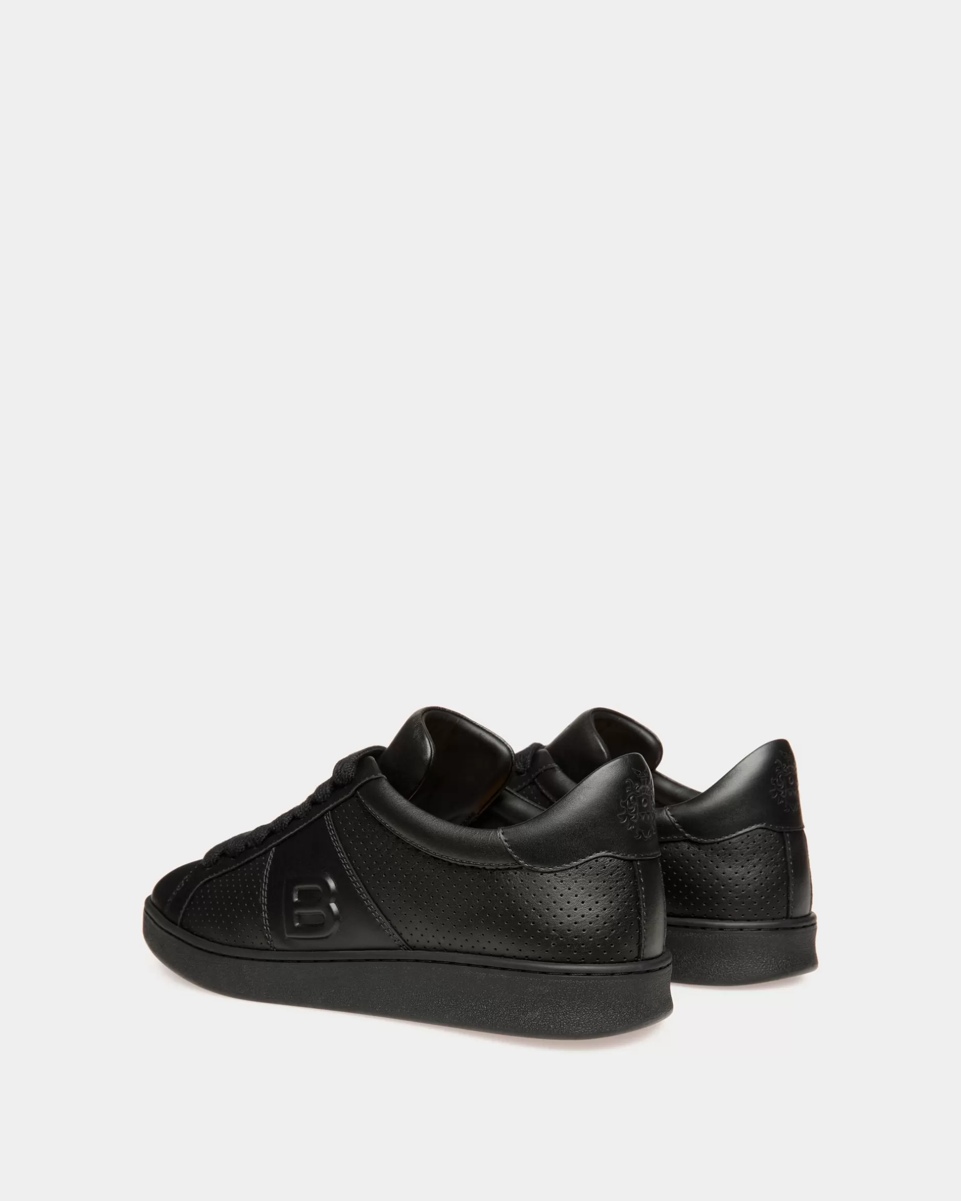 Bally Sneaker Aus Leder In Aus Der Adrien Brody Travel-Kollektion Schwarz Hot