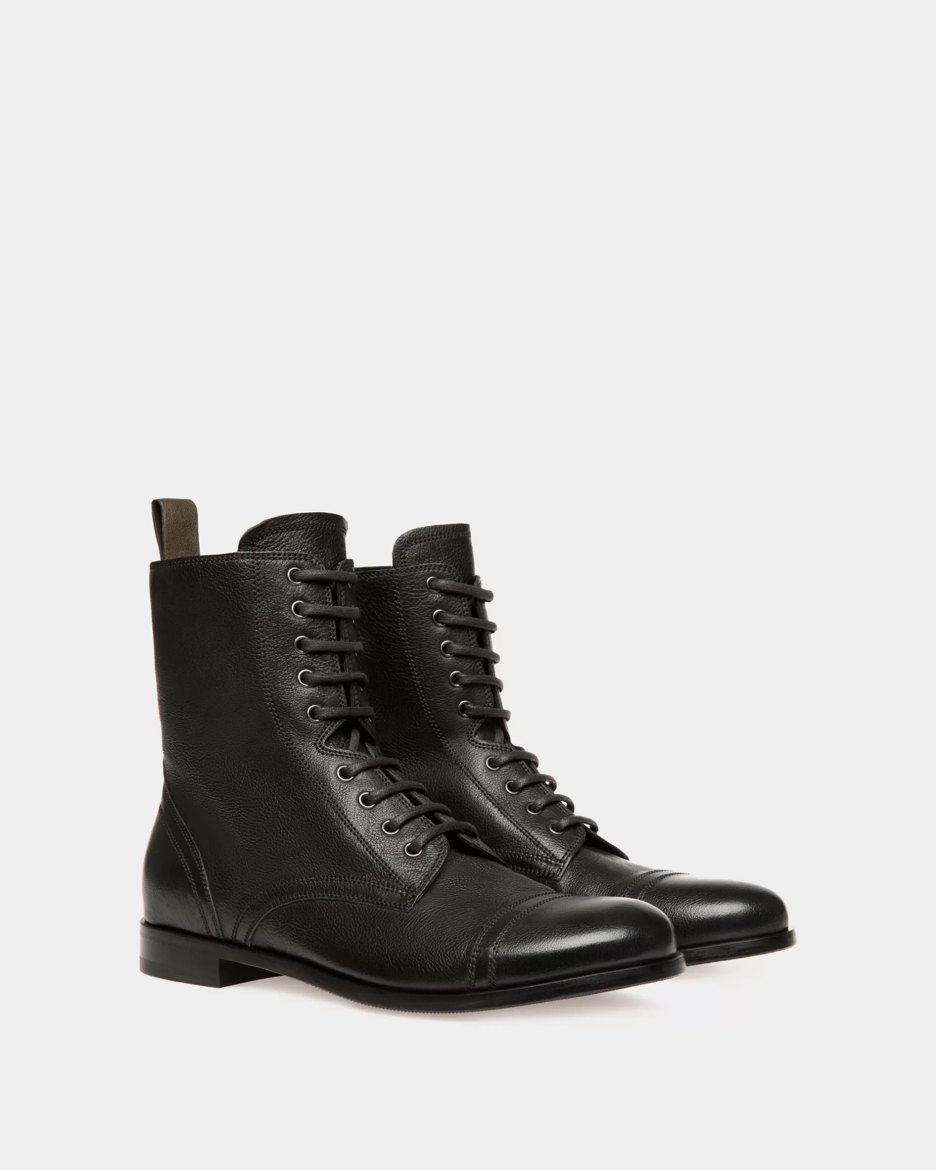 Bally Stiefeletten Aus Leder In Aus Der Adrien Brody Travel-Kollektion Schwarz Online