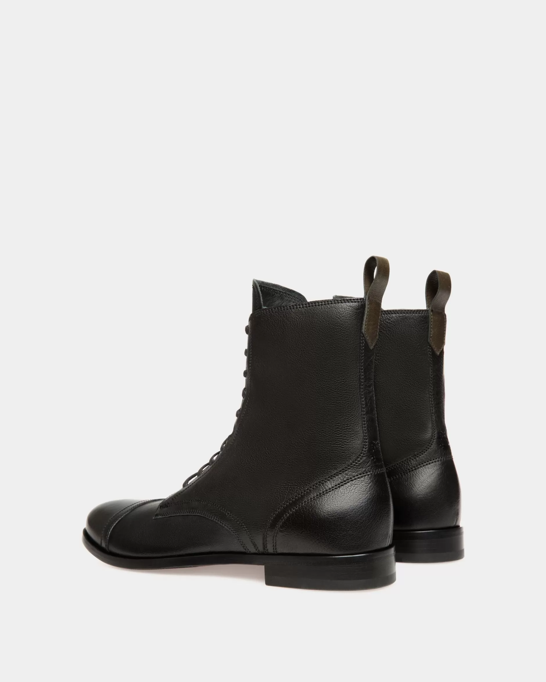 Bally Stiefeletten Aus Leder In Aus Der Adrien Brody Travel-Kollektion Schwarz Online