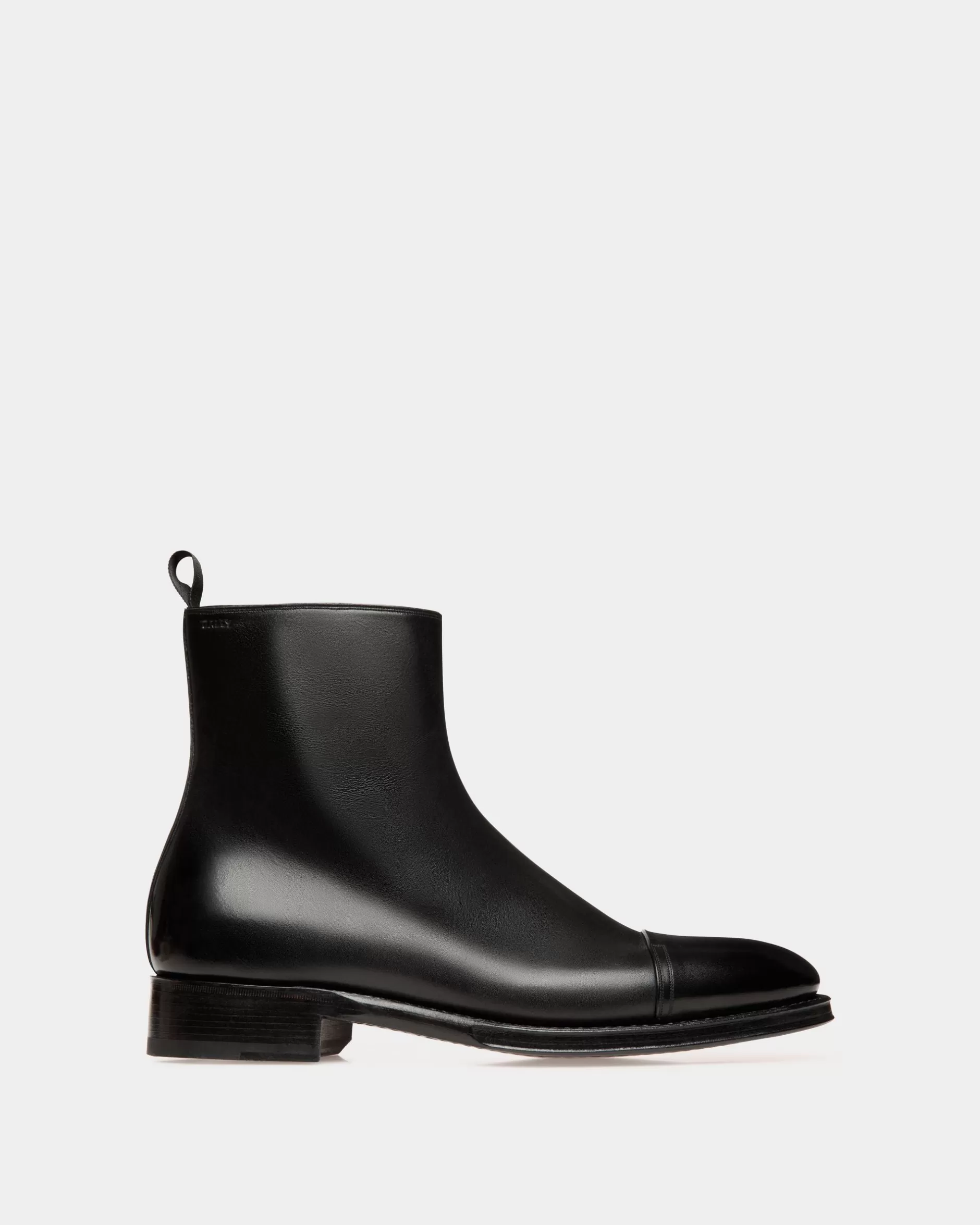 Bally Stiefeletten Aus Leder In Aus Der Adrien Brody Travel-Kollektion Schwarz Cheap