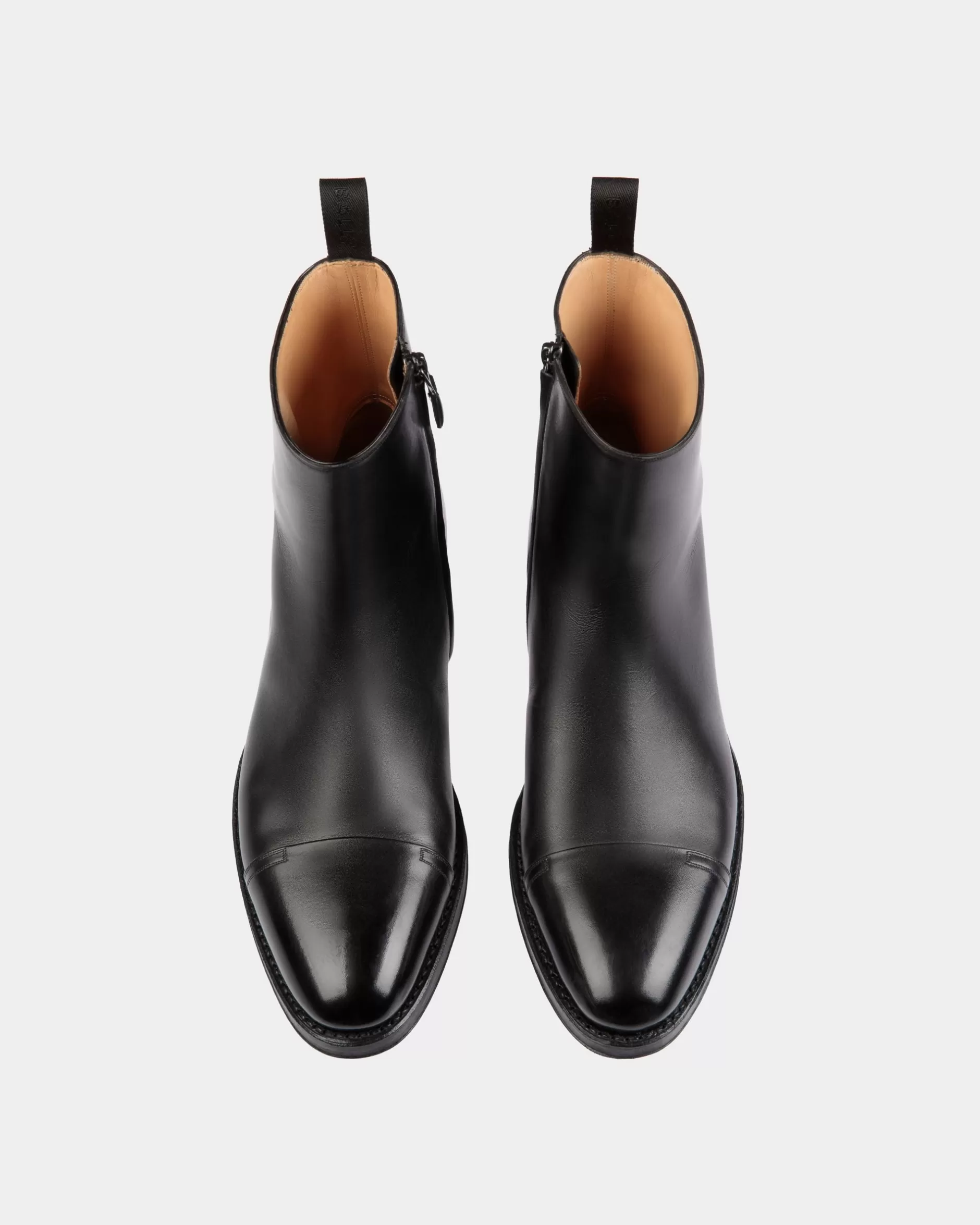 Bally Stiefeletten Aus Leder In Aus Der Adrien Brody Travel-Kollektion Schwarz Cheap