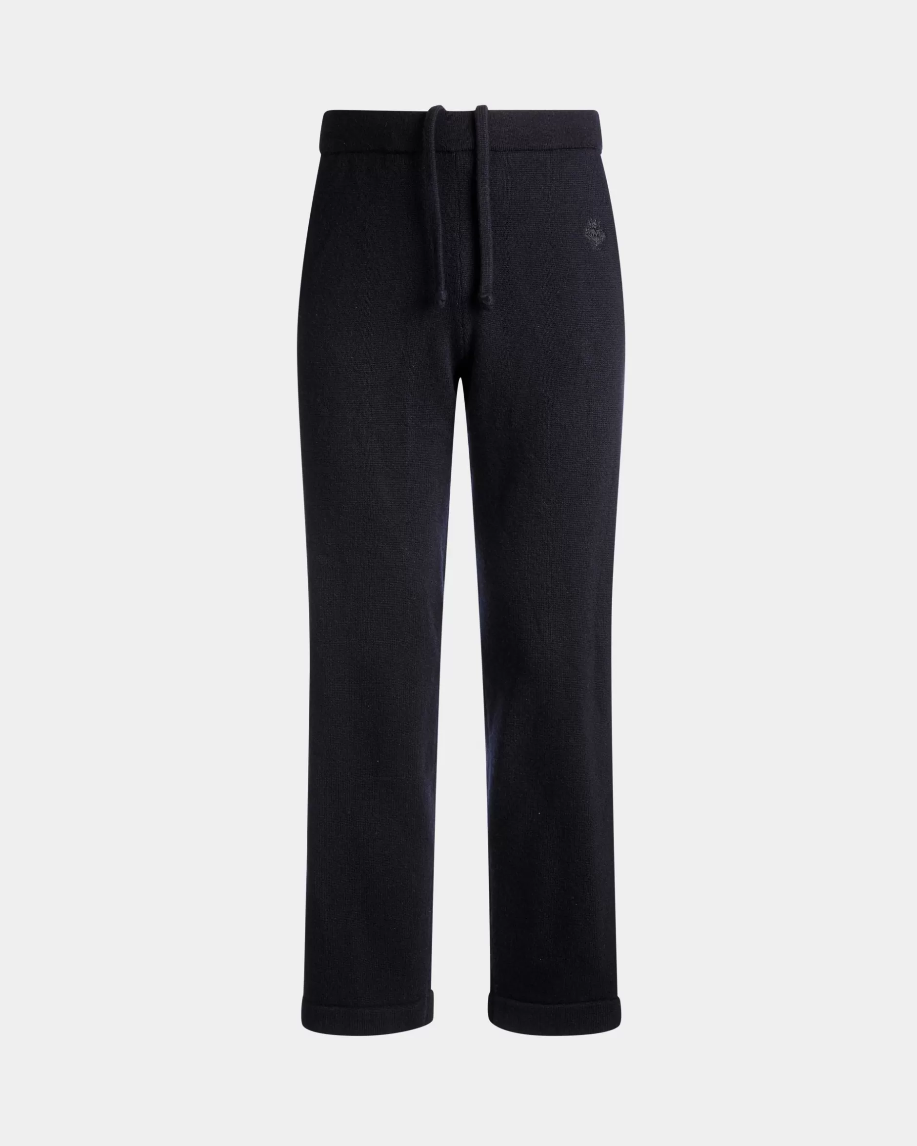 Bally Sweathose Aus Einer Wollmischung In Navy Blue Aus Der Adrien Brody Travel-Kollektion Blau Clearance
