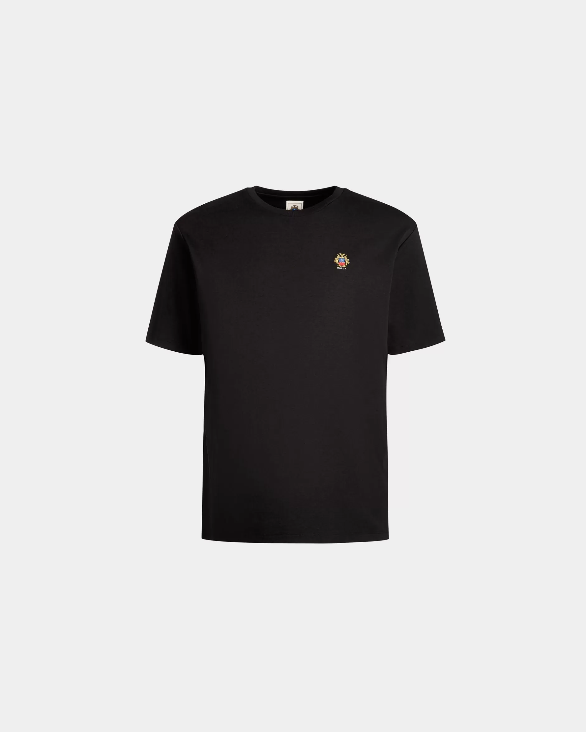 Bally T-Shirt Aus Baumwolle In Aus Der Adrien Brody Travel-Kollektion Schwarz Hot