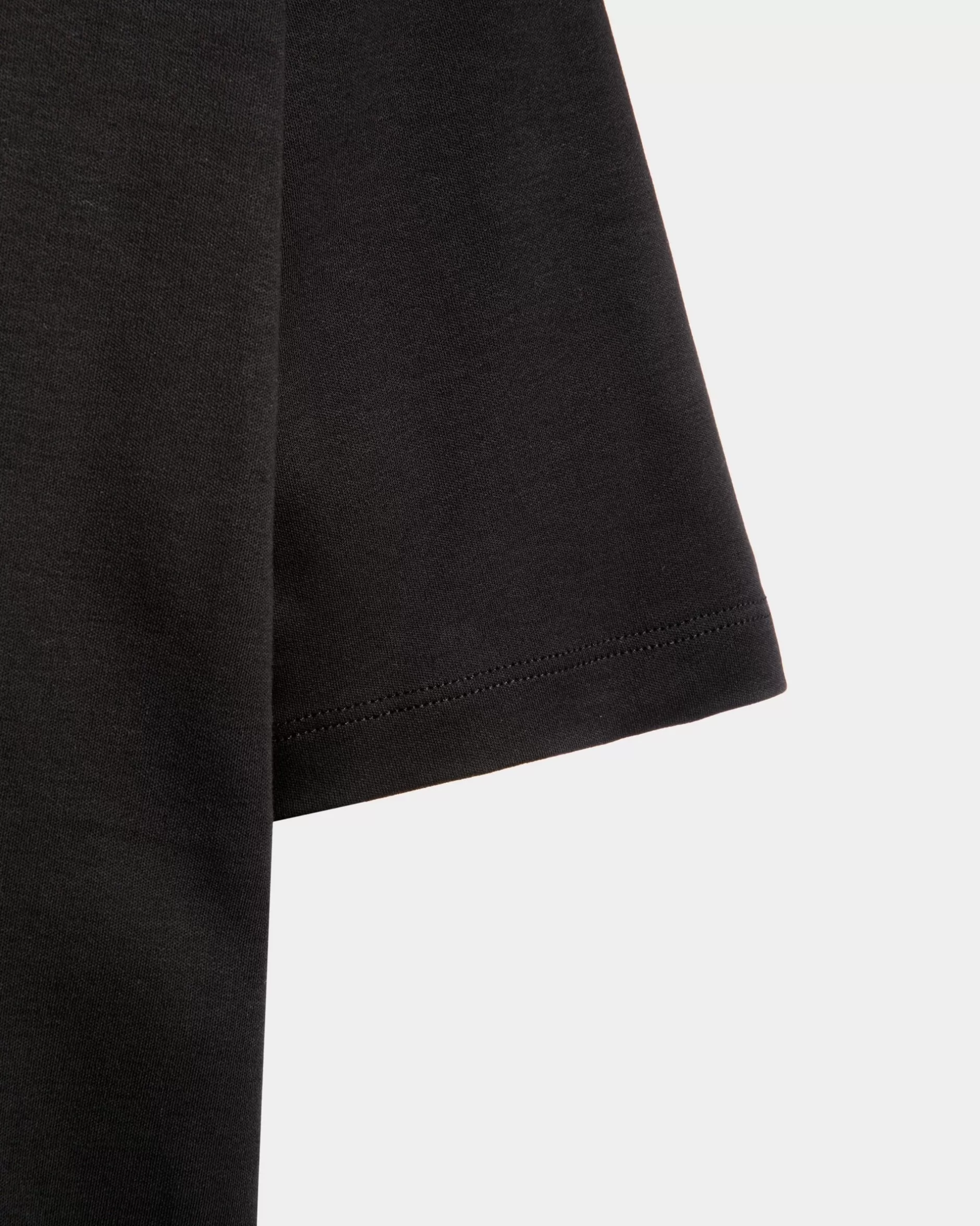 Bally T-Shirt Aus Baumwolle In Aus Der Adrien Brody Travel-Kollektion Schwarz Hot