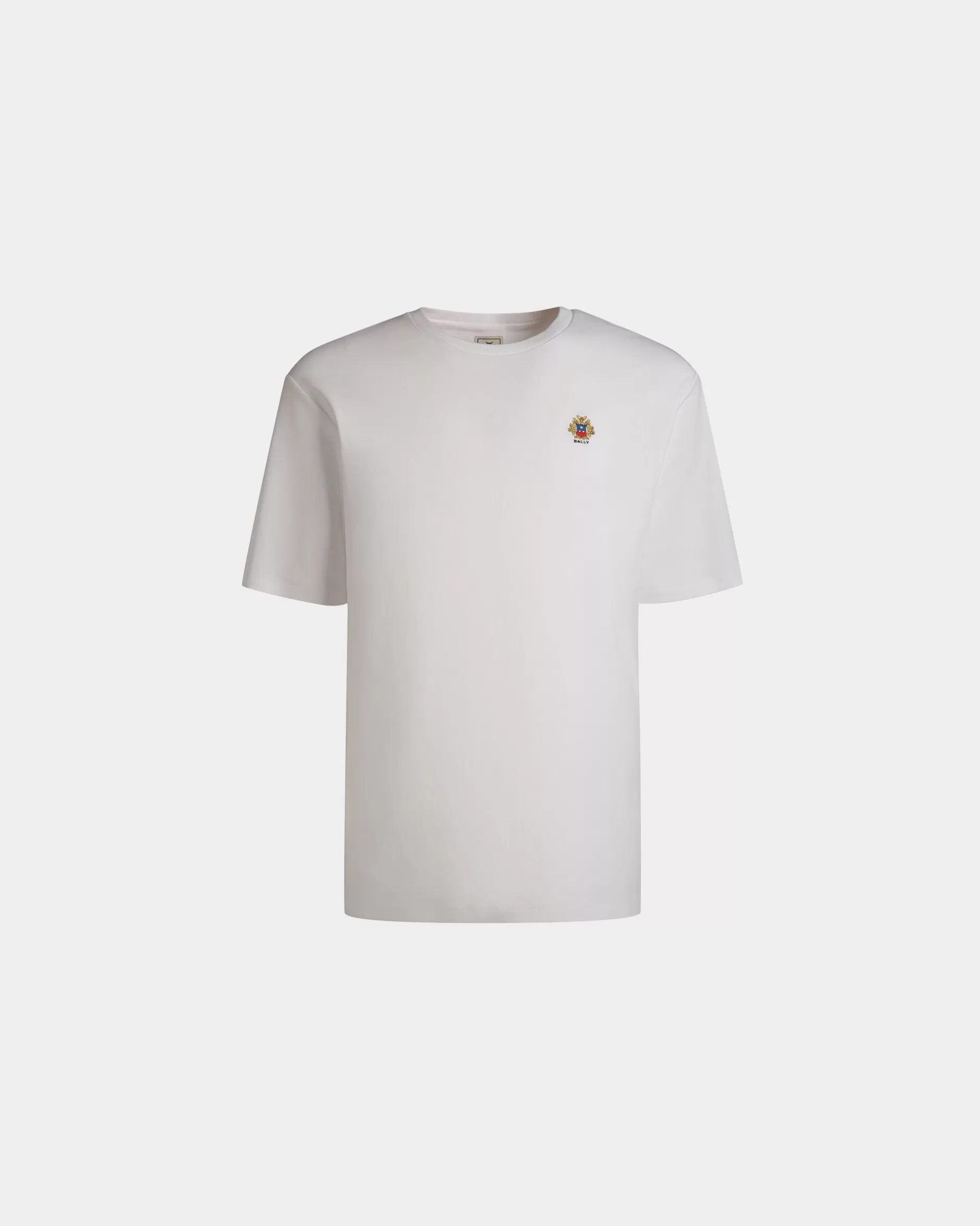 Bally T-Shirt Aus Baumwolle In Aus Der Adrien Brody Travel-Kollektion Weiß Sale