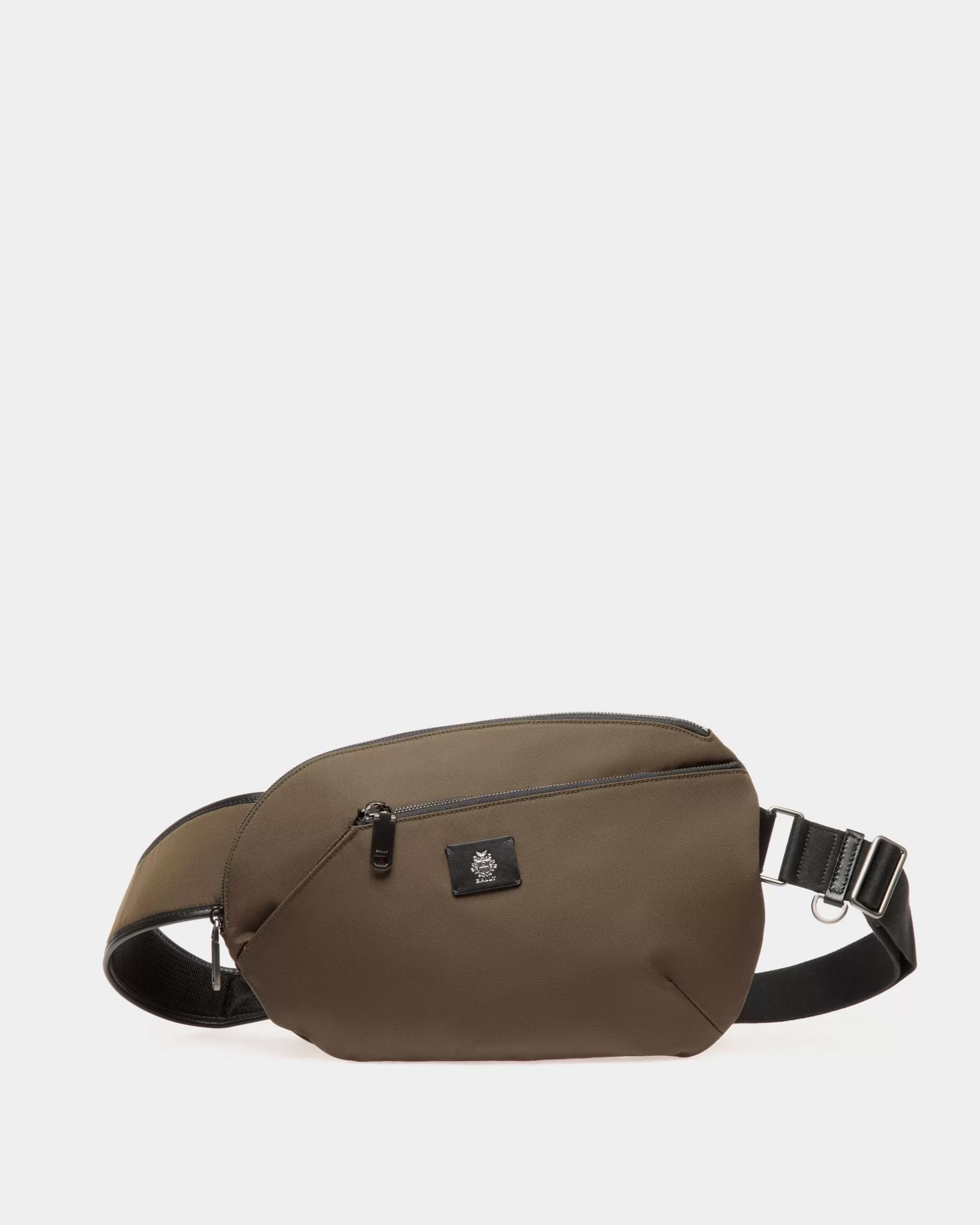 Bally Umhängetasche Aus Nylon In Military Green Aus Der Adrien Brody Travel-Kollektion Grün Outlet