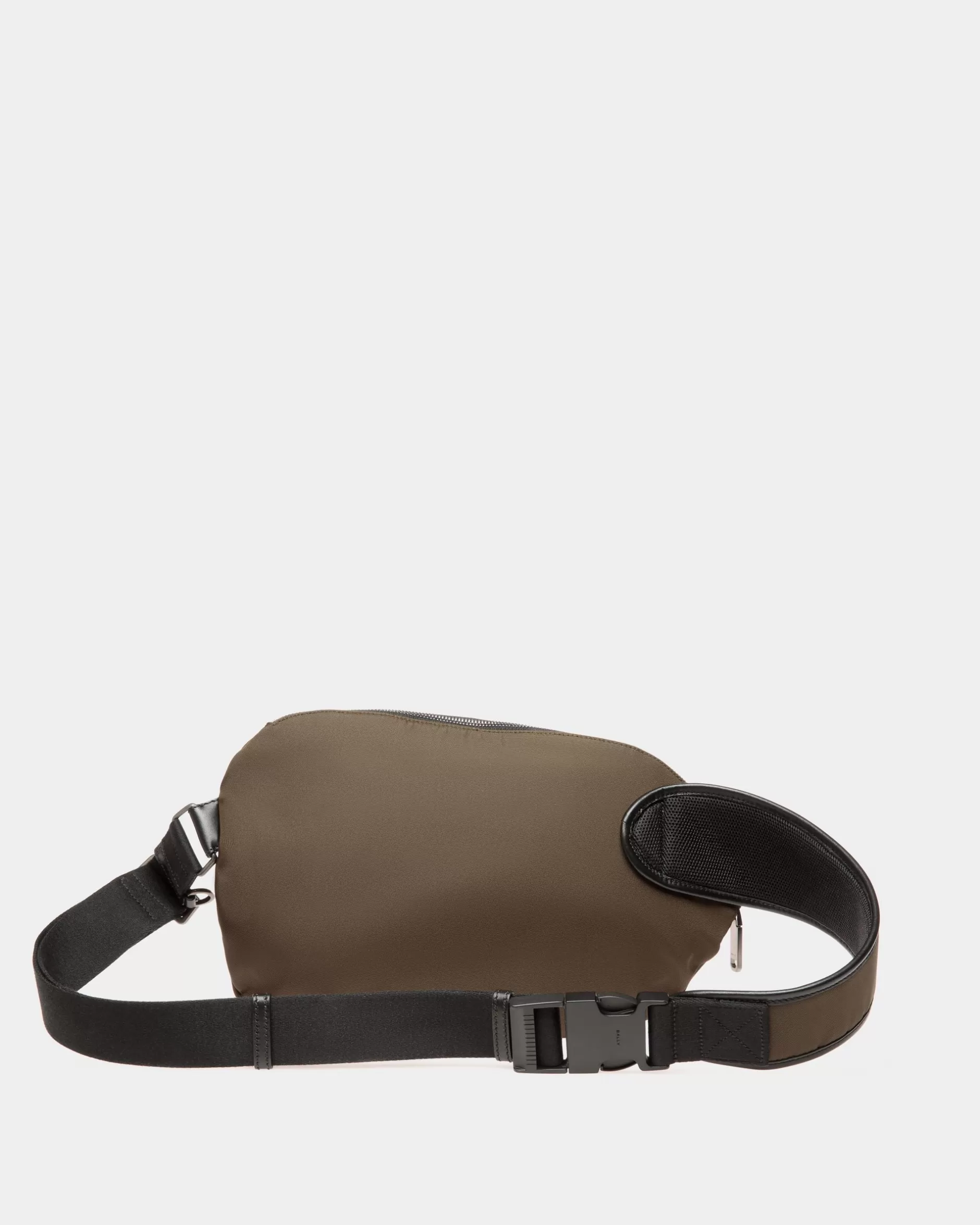 Bally Umhängetasche Aus Nylon In Military Green Aus Der Adrien Brody Travel-Kollektion Grün Outlet