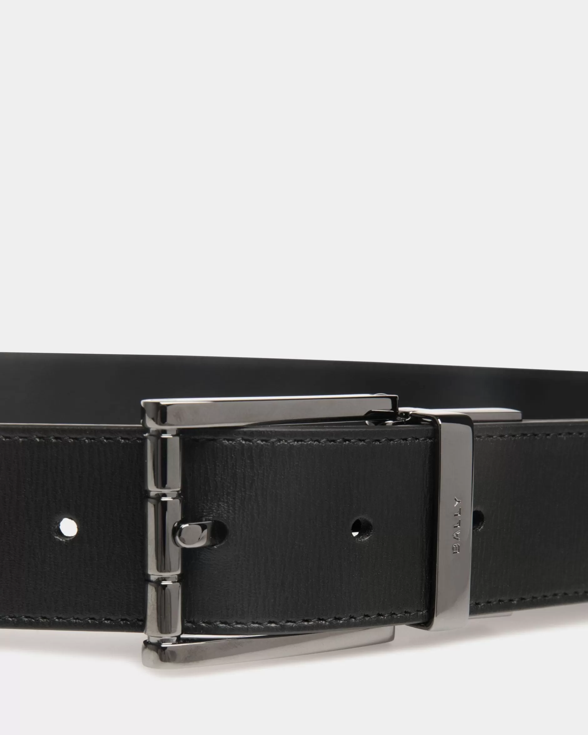 Bally Verstellbarer Astory 35 mm Wendegürtel Aus Leder In Schwarz Best
