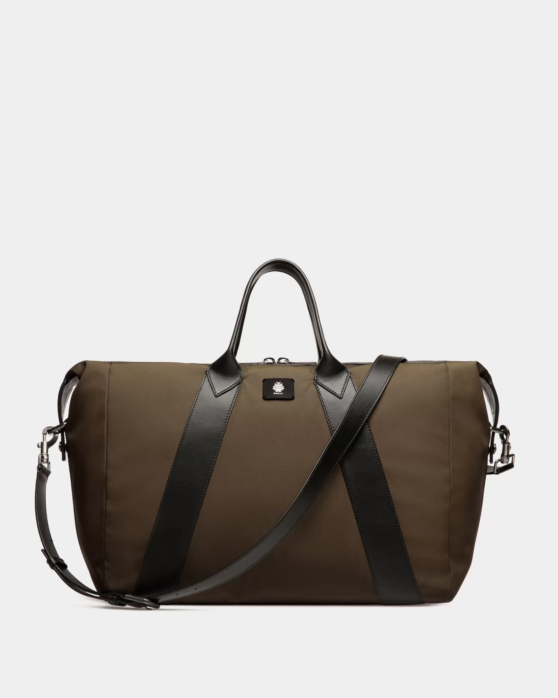 Bally Weekender Aus Nylon In Military Green Und Schwarz Aus Der Adrien Brody Travel-Kollektion Grün Hot