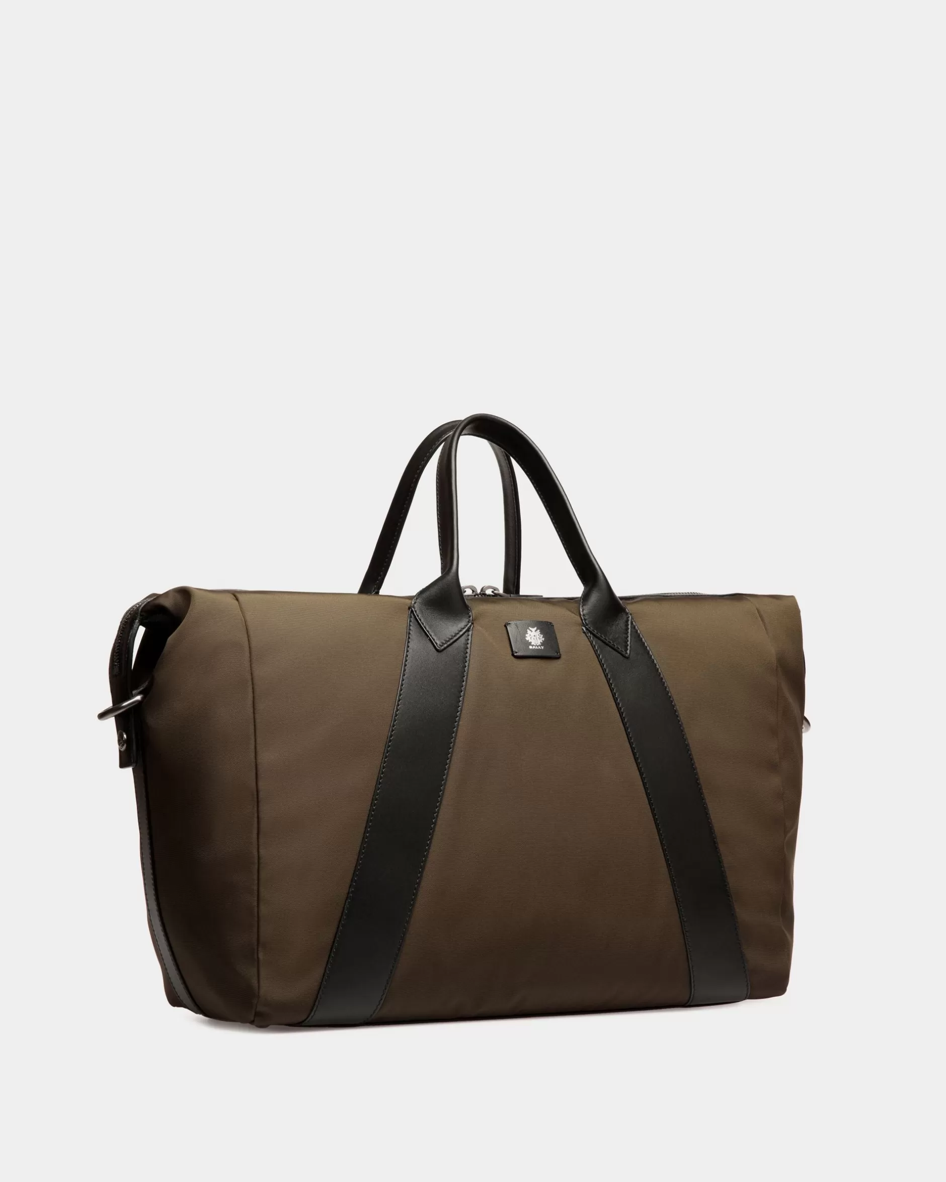 Bally Weekender Aus Nylon In Military Green Und Schwarz Aus Der Adrien Brody Travel-Kollektion Grün Hot